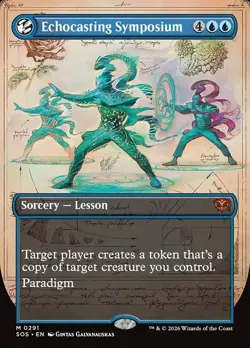 Echocasting Symposium ** borderless ** #291 - Secrets of Strixhaven - NM MTG - Image 1