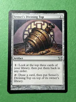 **Sensei's Divining Top** ~Champions of Kamigawa~ MTG: Magic, Moderate Play (MP) - Image 1