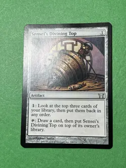 **Sensei's Divining Top** ~Champions of Kamigawa~ MTG: Magic, Moderate Play (MP) - Image 2