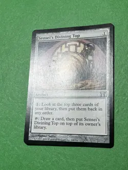 **Sensei's Divining Top** ~Champions of Kamigawa~ MTG: Magic, Moderate Play (MP) - Image 3