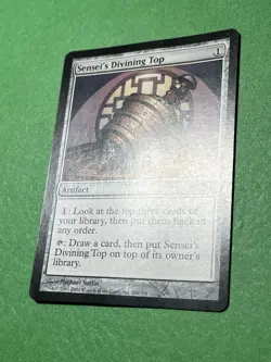 **Sensei's Divining Top** ~Champions of Kamigawa~ MTG: Magic, Moderate Play (MP) - Image 4