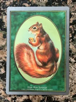 MTG Squirrel Token x1 Unglued NM Magic the Gathering - Image 1