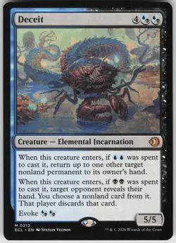 MTG Deceit NM Lorwyn Eclipsed Magic 212 - Image 1