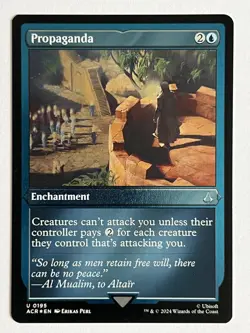 Propaganda ACR 195 Foil Etched Assassin's Creed MTG Magic the Gathering - Image 1