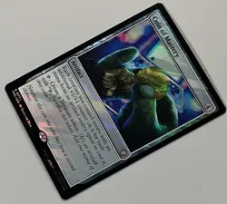 MTG TMNT Coin of Mastery Artifact RARE SURGE FOIL #0038 - Image 3
