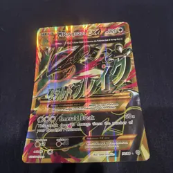 Pokemon TCG JUMBO/Oversized Mega M Rayquaza EX Full Art 98/98 XY Ancient Origins - Image 1