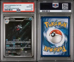POKEMON CARD PALAFIN ILLUSTRATION RARE 225 PALDEAN FATES GRADED PSA 10 💎 - Image 3