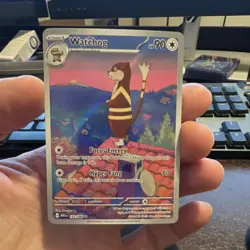 Pokemon Watchog 151 153/086 Illustration Rare Regular Beast 90HP 80 Attack Card - Image 1