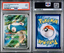 POKEMON PSA 9 SNORLAX FULL ART #051 PROMO 151 ELITE TRAINER BOX ENGLISH 2023! - Image 3