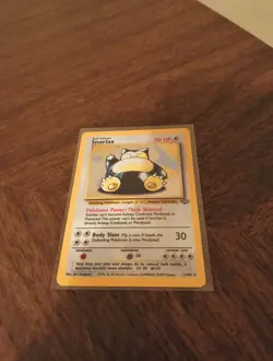 Vintage Pokemon Snorlax 11/64 Jungle Holo TCG - Image 3