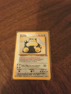 Vintage Pokemon Snorlax 11/64 Jungle Holo TCG - Image 4