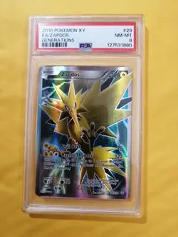 ZAPDOS - PSA NM 8 - 2016 POKEMON XY GENERATIONS #29 - Image 1