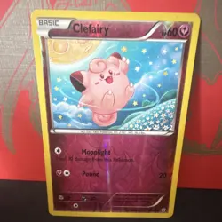 Pokemon TCG Clefairy 50/83 Reverse Holo Basic Fairy Type 60 HP English - Image 3