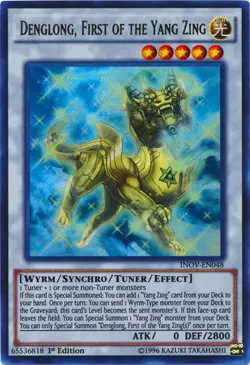 Yugioh! LP Denglong, First of the Yang Zing - INOV-EN048 - Ultra Rare - 1st Edit - Image 1