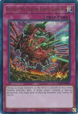 Yugioh! LP Destructive Daruma Karma Cannon - DABL-EN084 - Ultra Rare - 1st Editi - Image 1