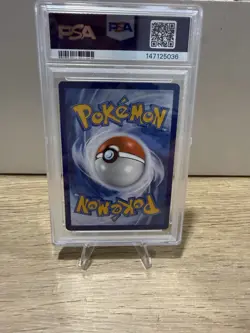 Pokemon Pikachu TCG Grey Felt Hat #085 Promo Van Gogh Pikachu PSA 8 - Image 2