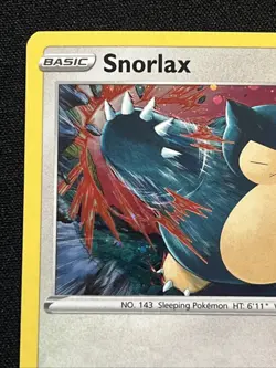 Snorlax SWSH119 Cosmo Holo Promo Sword & Shield Promo Pokemon Near Mint - Image 5