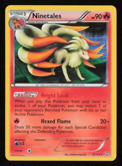 Ninetales 19/124 Holo Rare Dragons Exalted Pokemon Holo Lightly Played - Image 1