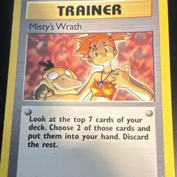 Pokemon TCG Misty's Wrath 114/132 1st Edition Gym Heroes Regular Uncommon 2000 - Image 2