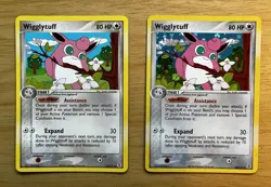 Pokemon TCG WIGGLYTUFF 52/112 Reverse HoloFoil & Regular (2004) EX FR & GL NM/M - Image 1