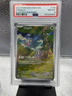 PSA 8 TANGELA 178/165 SV: SCARLET & VIOLET 151 HOLO 2023 POKEMON TCG - Image 1