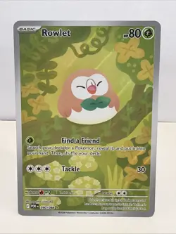Rowlet 090/088 Me03: Perfect Order Holo Illustration Rare Pokemon TCG - Image 1