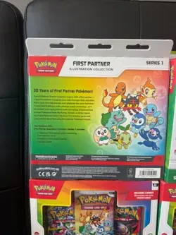 Pokemon First Partner Series 1 Illustration Collection Lot of 4 - Image 2