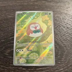 Pokemon Rowlet 090/088 Illustration Rare Perfect Order - Image 1