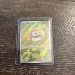 Pokemon Rowlet 090/088 Illustration Rare Perfect Order - Image 3