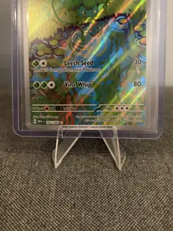 Pokemon TCG Ivysaur 167/165 SV 151 Illustration Rare - English NM+ - Image 3