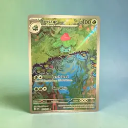 Pokemon TCG Ivysaur Card 167/165 SV 151 Illustration Rare NM Condition ENGLISH - Image 1