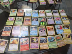 vintage pokemon cards estate lot 96 cards 3 lots of 32 - Image 1