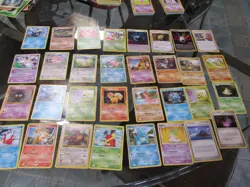 vintage pokemon cards estate lot 96 cards 3 lots of 32 - Image 2