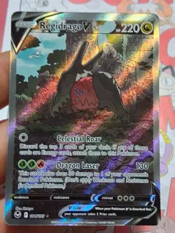 Regidrago v Alternate Full Art Holo Card 184/195 Sword & Shield Silver Tempest - Image 1