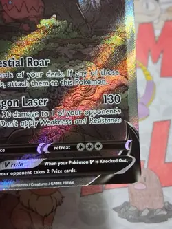Regidrago v Alternate Full Art Holo Card 184/195 Sword & Shield Silver Tempest - Image 3