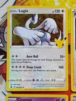 Pokemon Celebrations 4 Card Holo Lot - Lugia / Cosmog / Cosmoem / Professors Res - Image 2