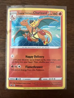 Special Delivery Charizard SWSH075 SWSH: Sword & Shield Promo Cards Holo MP - Image 1
