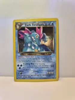 Dark Feraligatr Holo Rare Card 5/105 Neo Destiny Unlimited NM Condition - Image 1