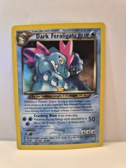 Dark Feraligatr Holo Rare Card 5/105 Neo Destiny Unlimited NM Condition - Image 2