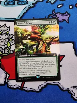 Vivien's Talent x1 Mtg Extended Art March of the Machine - Image 1