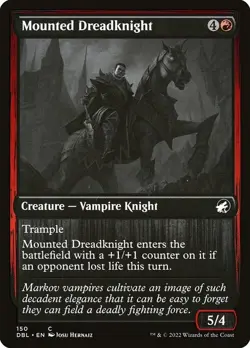[MTG] Mounted Dreadknight (150) (DBL) LP-HP - Image 1