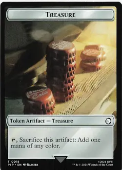 Radiation // Soldier (0010) Double-Sided Token Foil T Universes Beyond: Fallout - Image 2