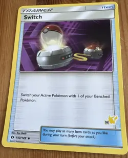 Switch Trainer Pokemon Item Card - Image 1