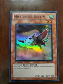 Yugioh Mist Valley Baby Roc SR 1st Ed. HA02-EN013 Near Mint - Image 1