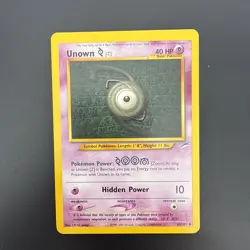 Pokemon Unown Z Neo Destiny TCG Card 60/105 Regular - Image 1