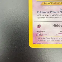 Pokemon Unown Z Neo Destiny TCG Card 60/105 Regular - Image 4