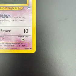 Pokemon Unown Z Neo Destiny TCG Card 60/105 Regular - Image 5