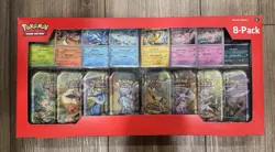 1 Pokemon TCG Costco 8-Pack Prismatic Evolutions Mini Tin Boxes SEALED - Image 1