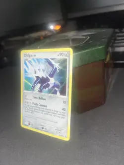 Pokemon TCG Dialga Lv.68 1/130 Diamond & Pearl Holo Rare English 2007 - Image 2