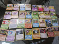 vintage pokemon cards estate lot 96 cards 3 lots of 32 - Image 3